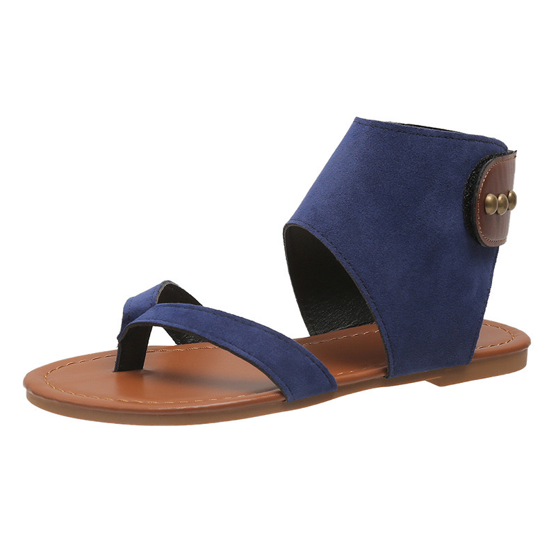 Orthopedic Leather Heel Sandals