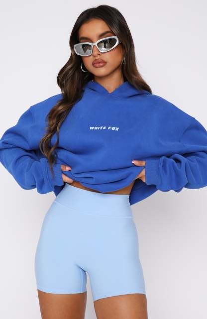 Leisure Series Oversized Hoodie Cobalt