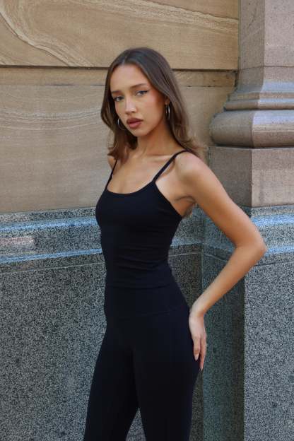 Basic Singlet - Black