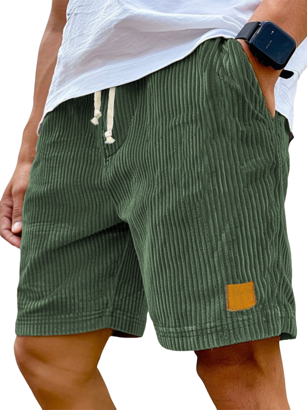Men's Soft Corduroy Shorts | Comfortable Relaxed Fit Summer Casual Shorts