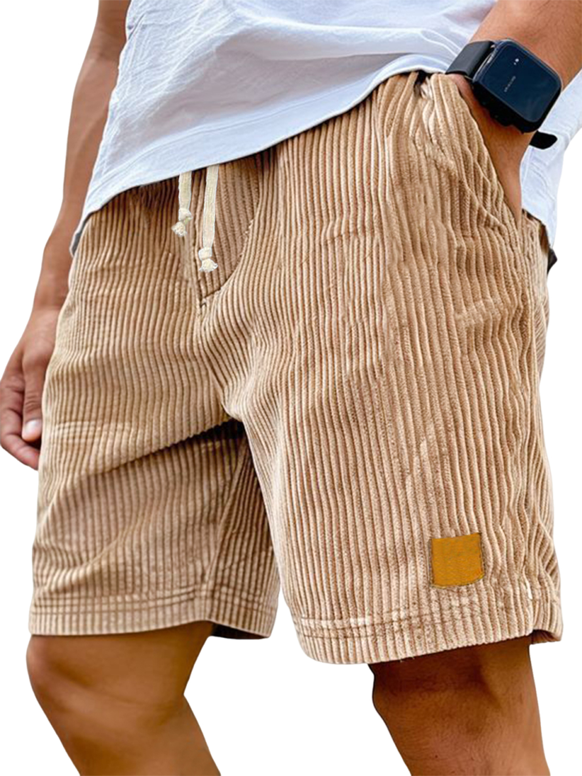 Men's Soft Corduroy Shorts | Comfortable Relaxed Fit Summer Casual Shorts