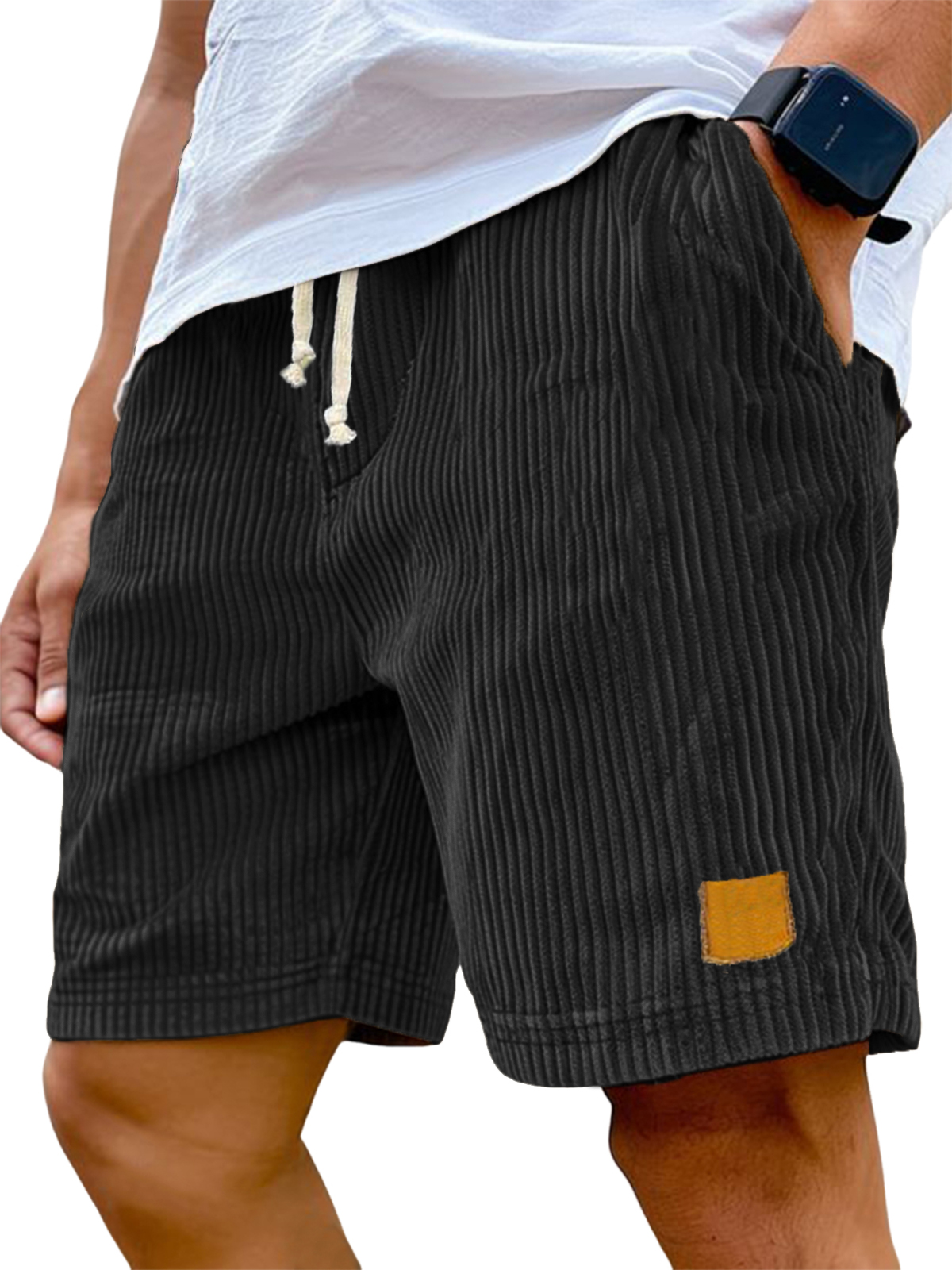 Men's Soft Corduroy Shorts | Comfortable Relaxed Fit Summer Casual Shorts