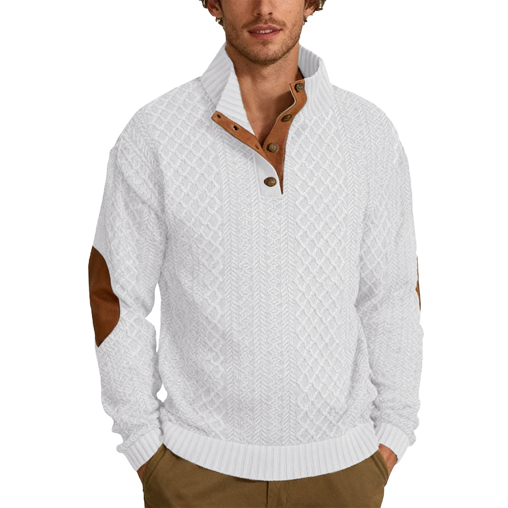 Men's  Long Sleeve Cashmere Sports Sweater
