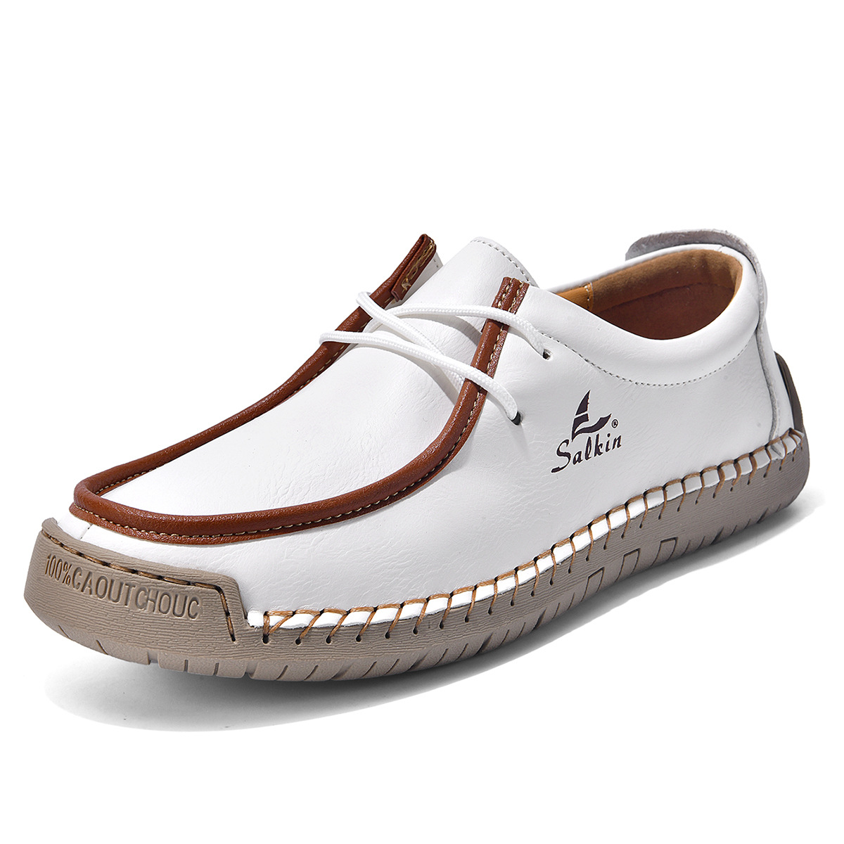 Hand-stitched soft-soled loafers