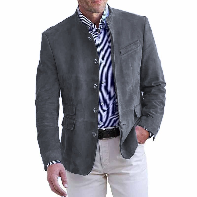 ⭐Last day 50% off - Yellowstone Series Men's Vintage Medium-Long Leather Jacket