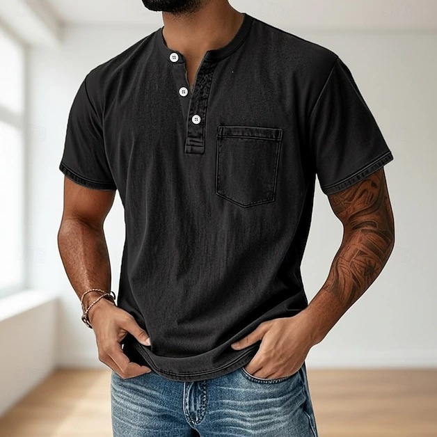 Ultra-Soft American Vintage Washed Polo Men Can Wear All Summer Long