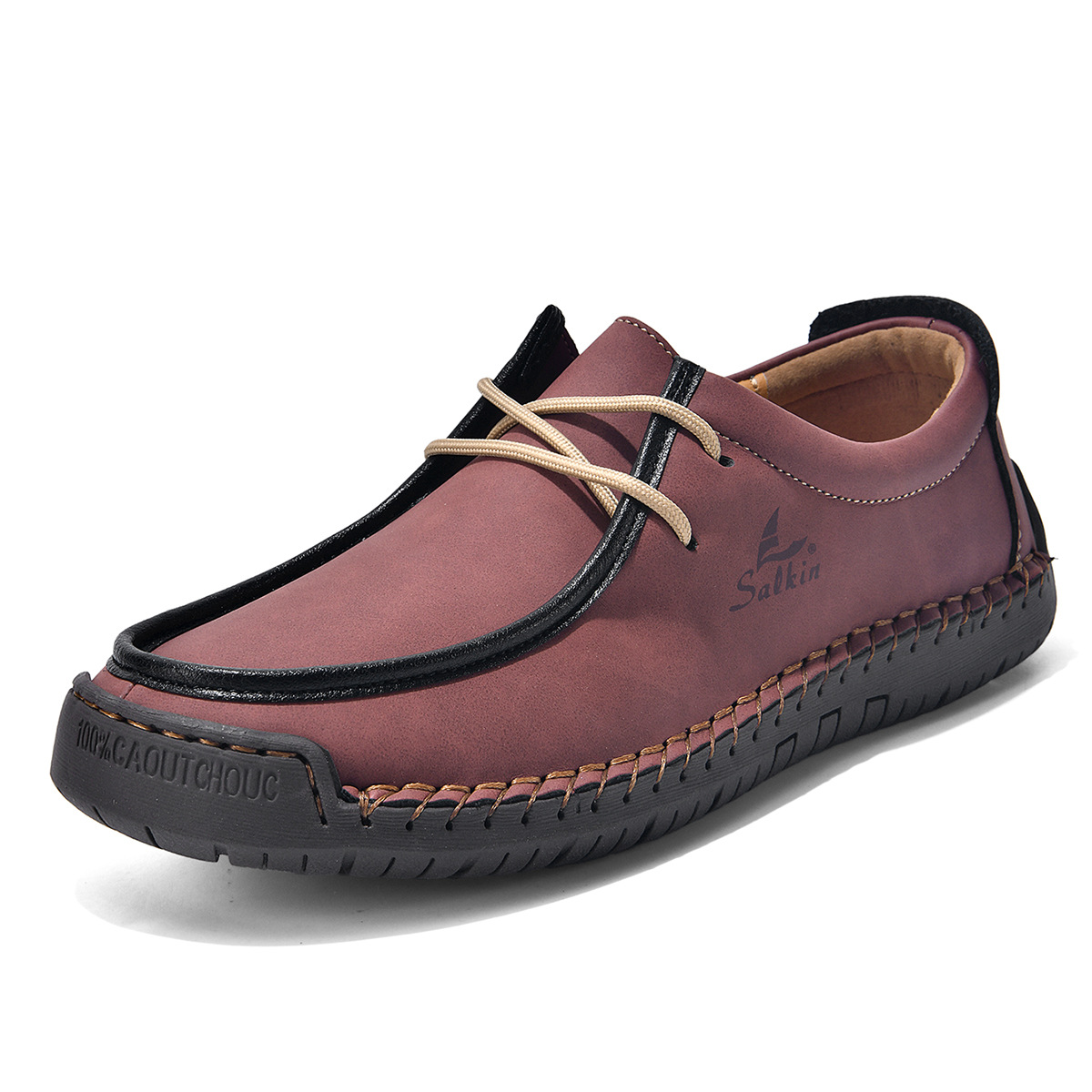 Hand-stitched soft-soled loafers