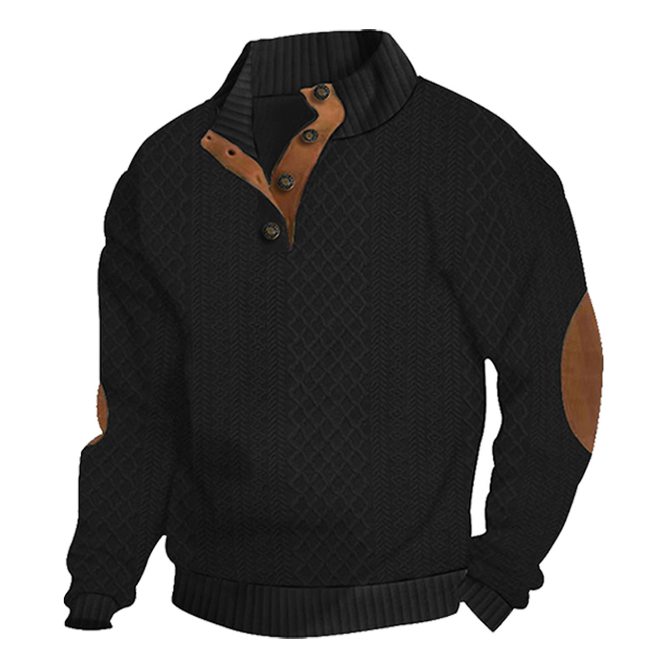 Men's  Long Sleeve Cashmere Sports Sweater