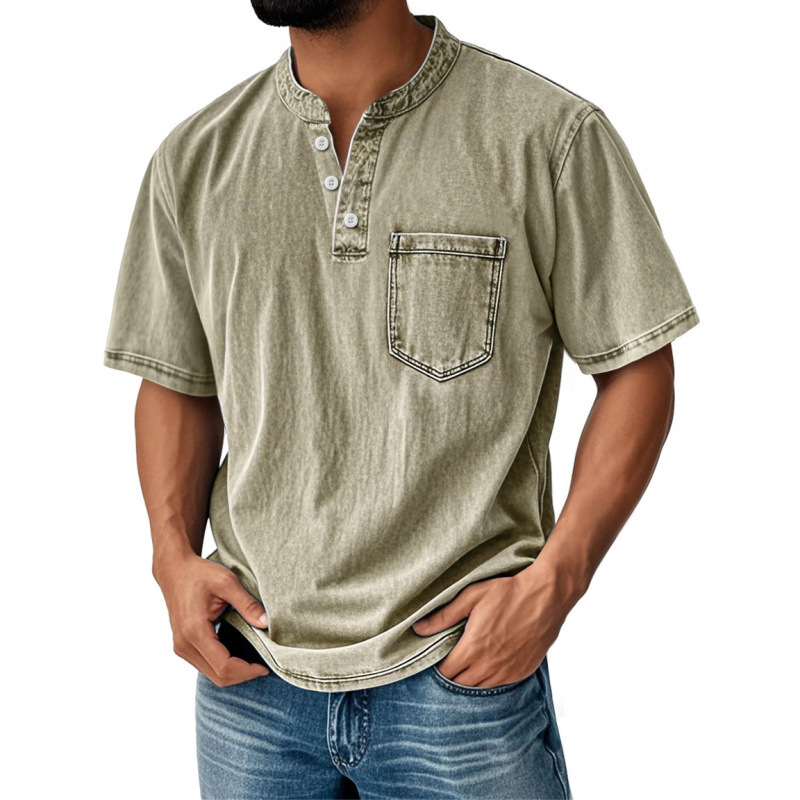 Ultra-Soft American Vintage Washed Polo Men Can Wear All Summer Long