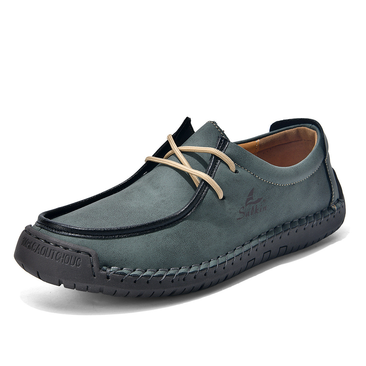 Hand-stitched soft-soled loafers