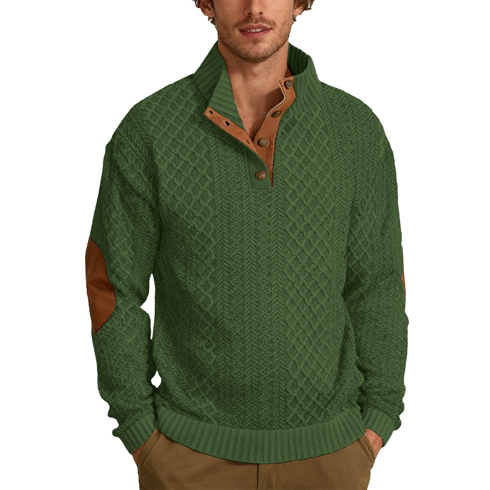 Men's  Long Sleeve Cashmere Sports Sweater