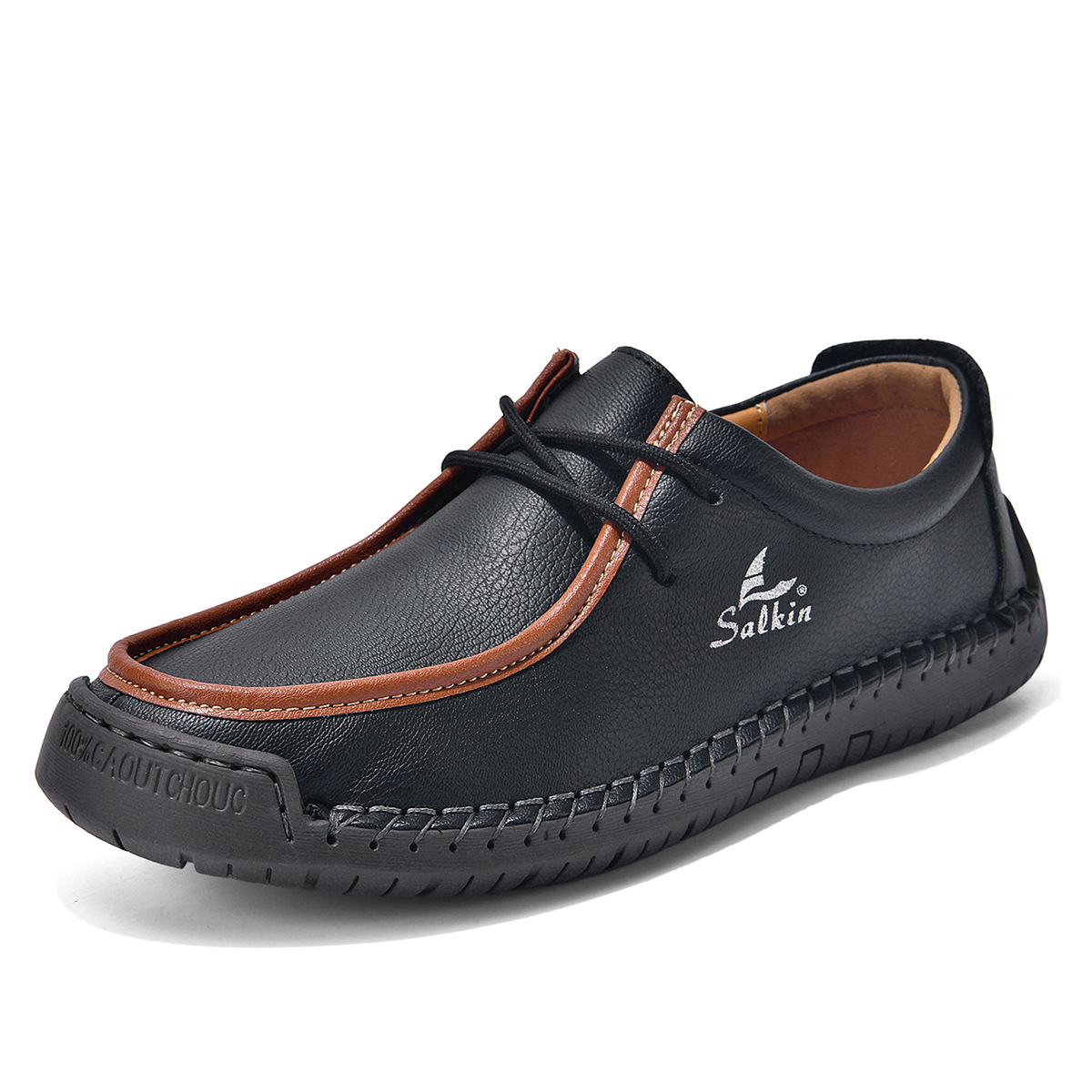 Hand-stitched soft-soled loafers