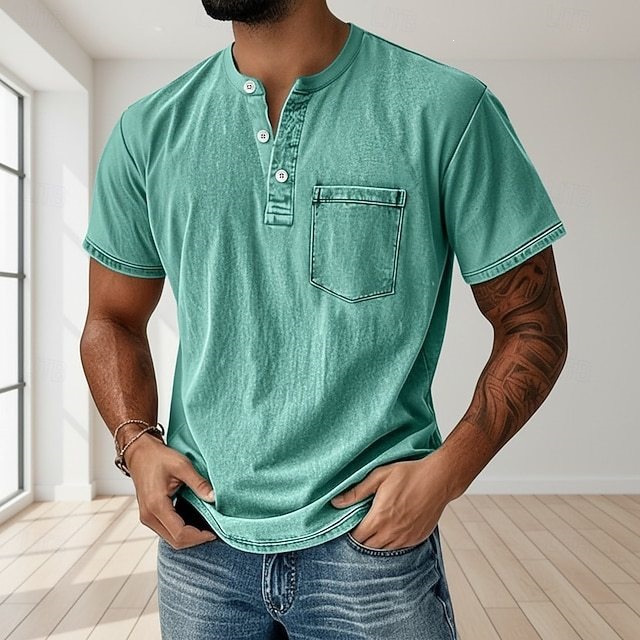 Ultra-Soft American Vintage Washed Polo Men Can Wear All Summer Long