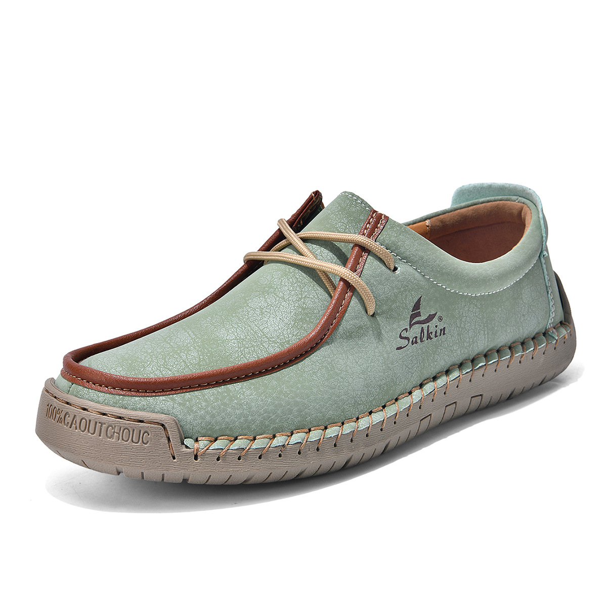 Hand-stitched soft-soled loafers