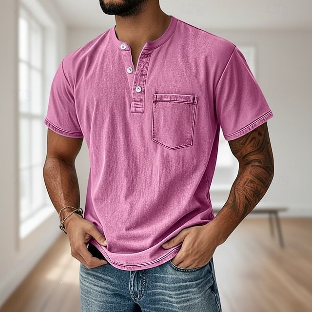 Ultra-Soft American Vintage Washed Polo Men Can Wear All Summer Long
