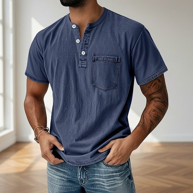 Ultra-Soft American Vintage Washed Polo Men Can Wear All Summer Long
