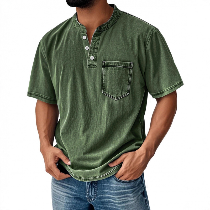 Ultra-Soft American Vintage Washed Polo Men Can Wear All Summer Long