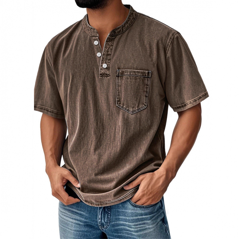 Ultra-Soft American Vintage Washed Polo Men Can Wear All Summer Long