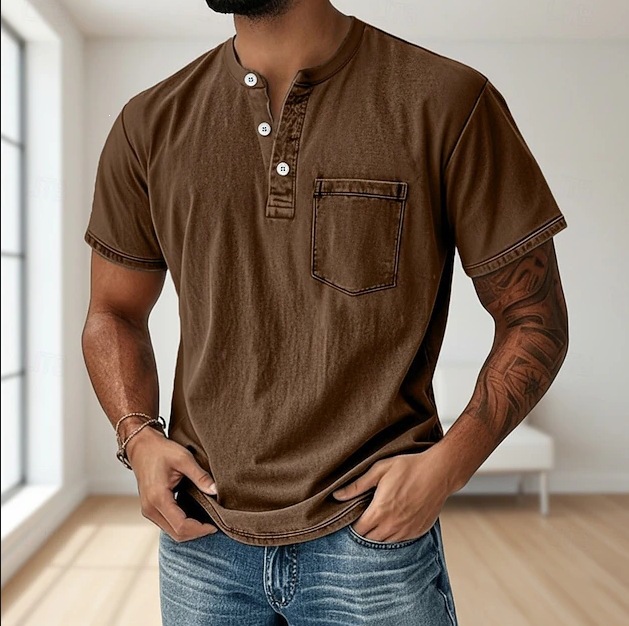 Ultra-Soft American Vintage Washed Polo Men Can Wear All Summer Long