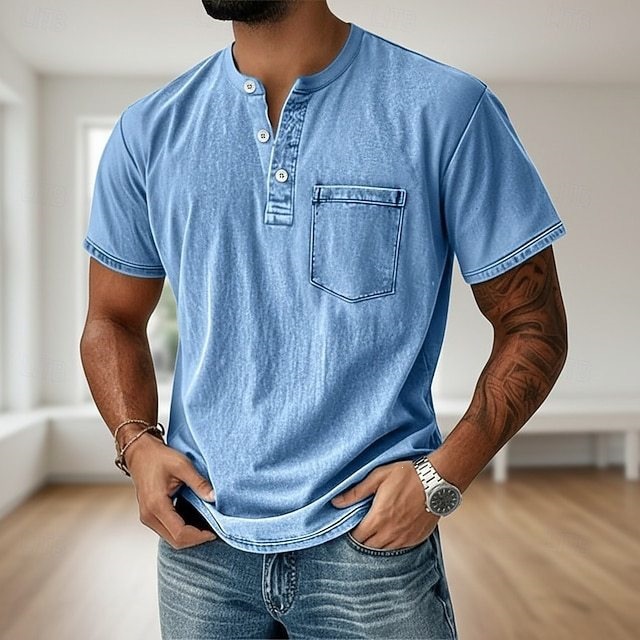 Ultra-Soft American Vintage Washed Polo Men Can Wear All Summer Long
