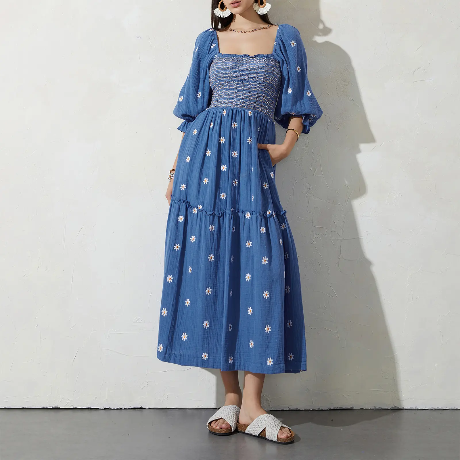 Women Summer Fall Spaghetti Strap Backless Satin Midi/maxi Dress Bohemian Split Flowy Dresses Cocktail/wedding Guest Dress,casual Daily,business Work Wear