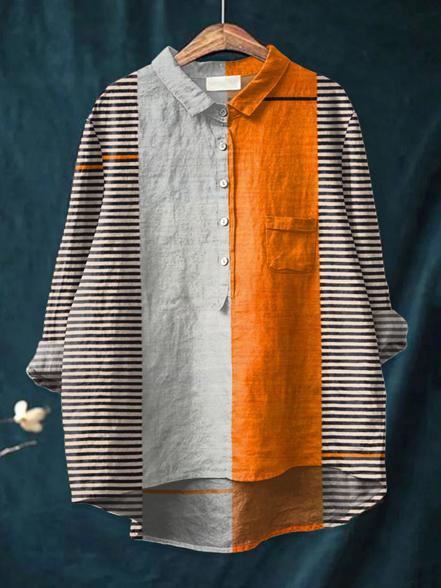 Women's Vintage Boho Geometry Art Print Casual Dress