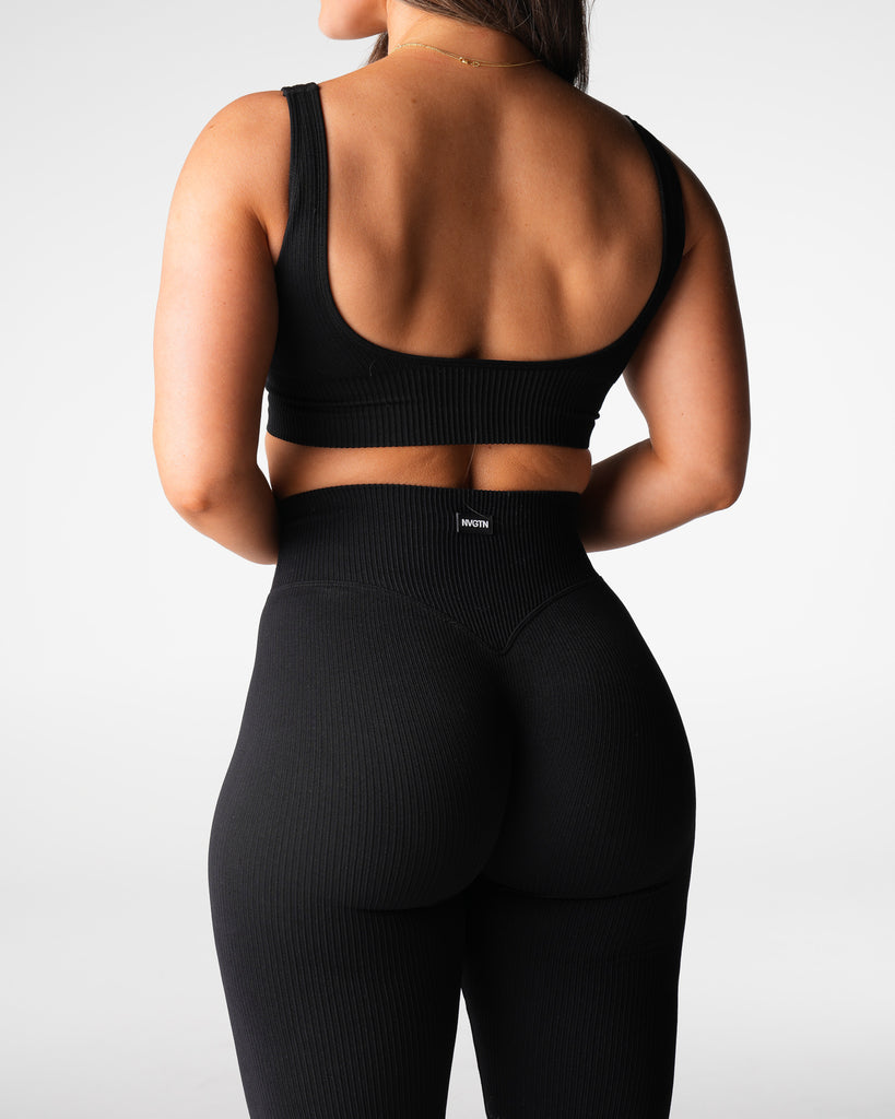 Oxford Harmony Ribbed Seamless Flare Leggings