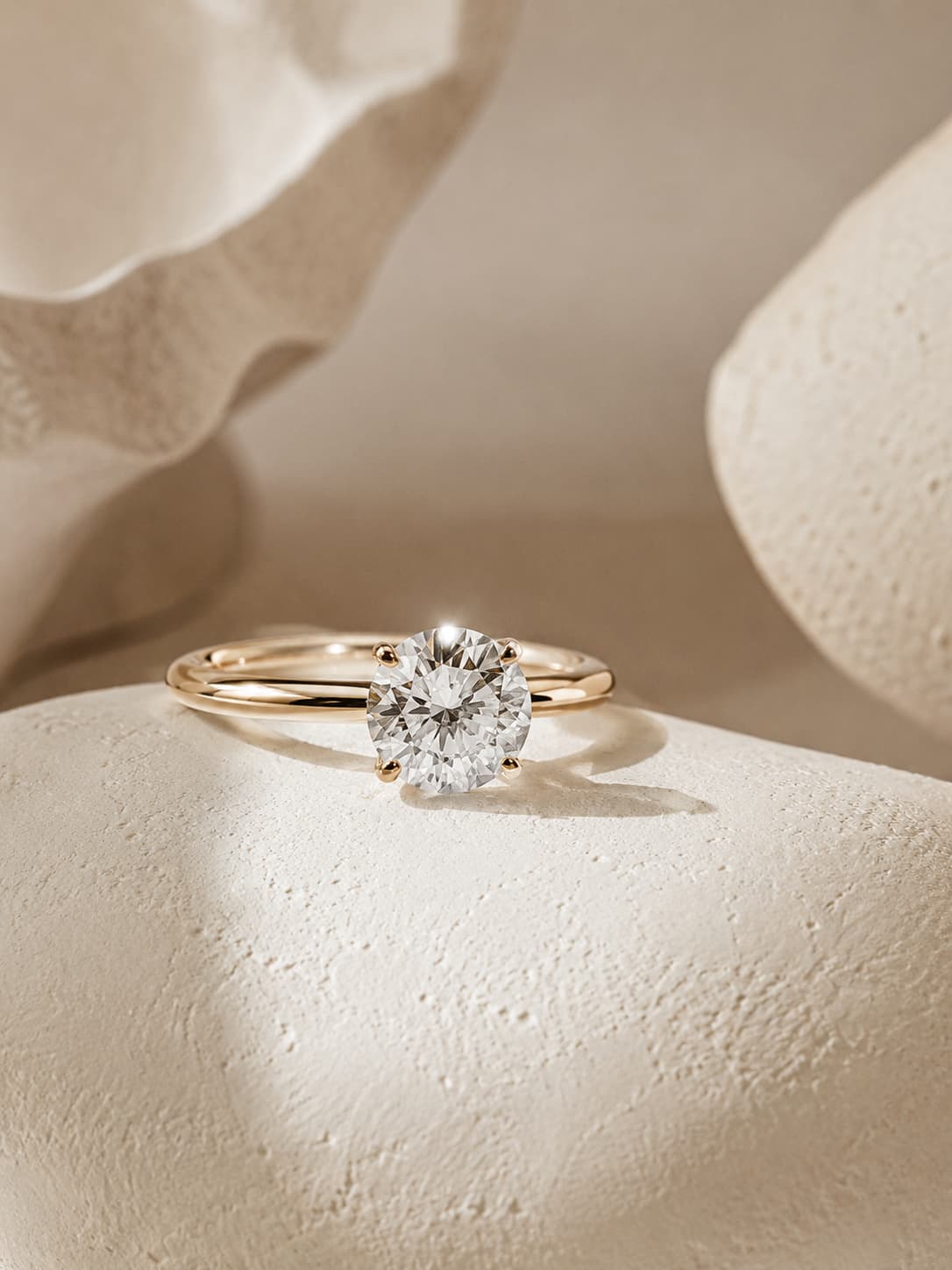 Lab-grown diamond macro detail
