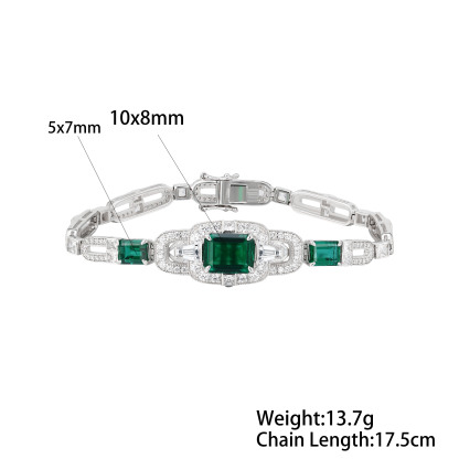 The Emerald Belle Époque Bracelet