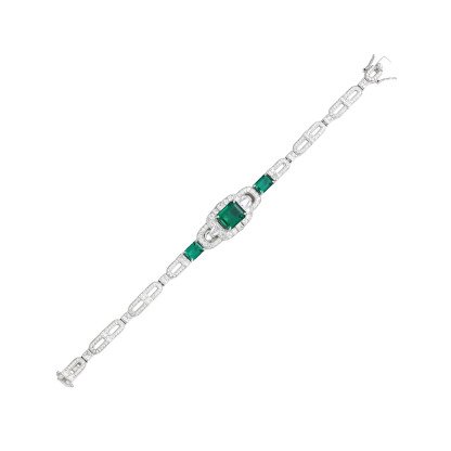 The Emerald Belle Époque Bracelet