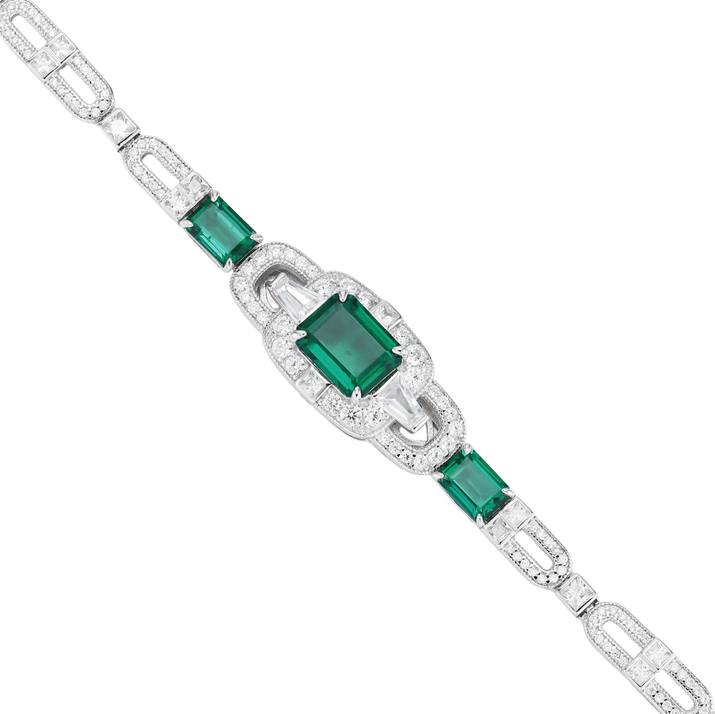 The Emerald Belle Époque Bracelet