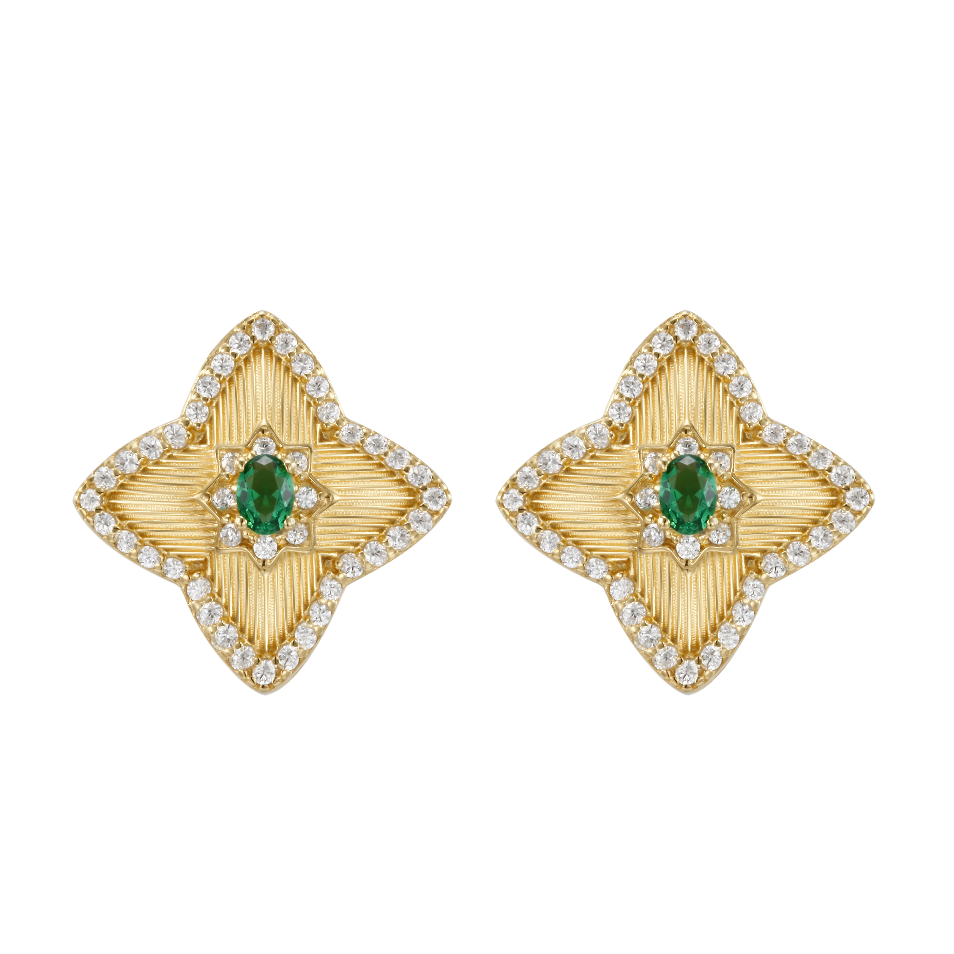 The Lucky Clover Studs
