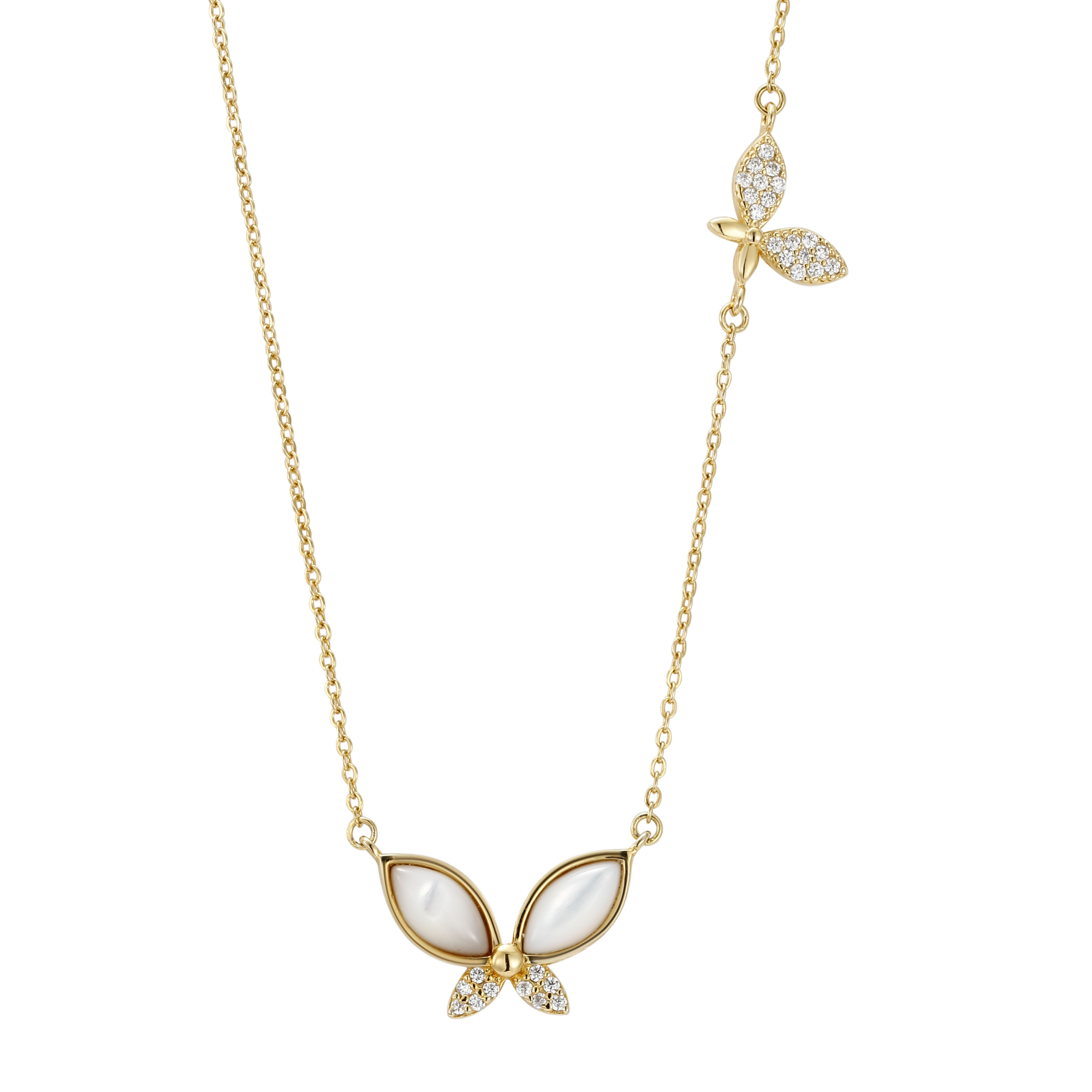 The Twin Butterfly Necklace