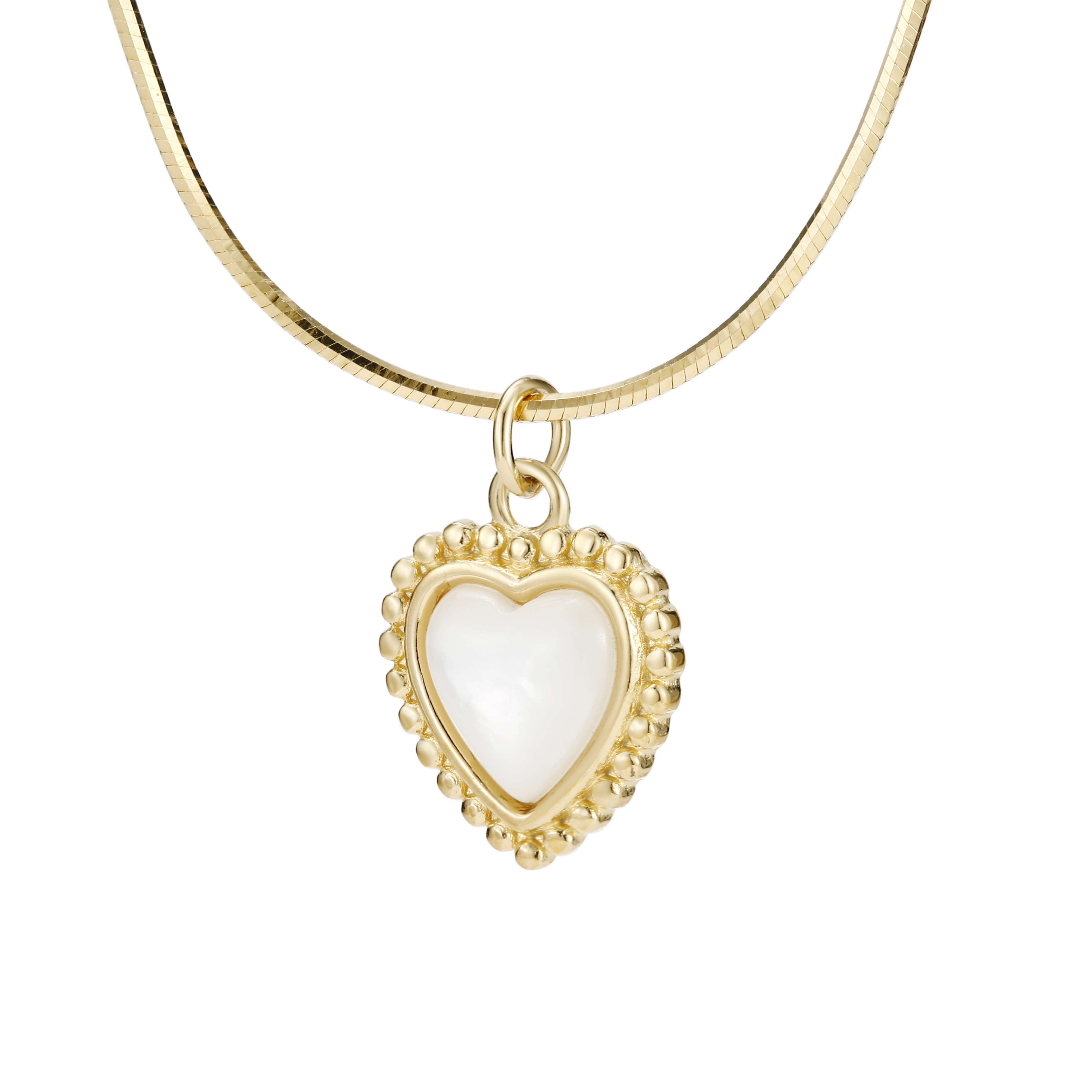 The Nacre Heart Necklace