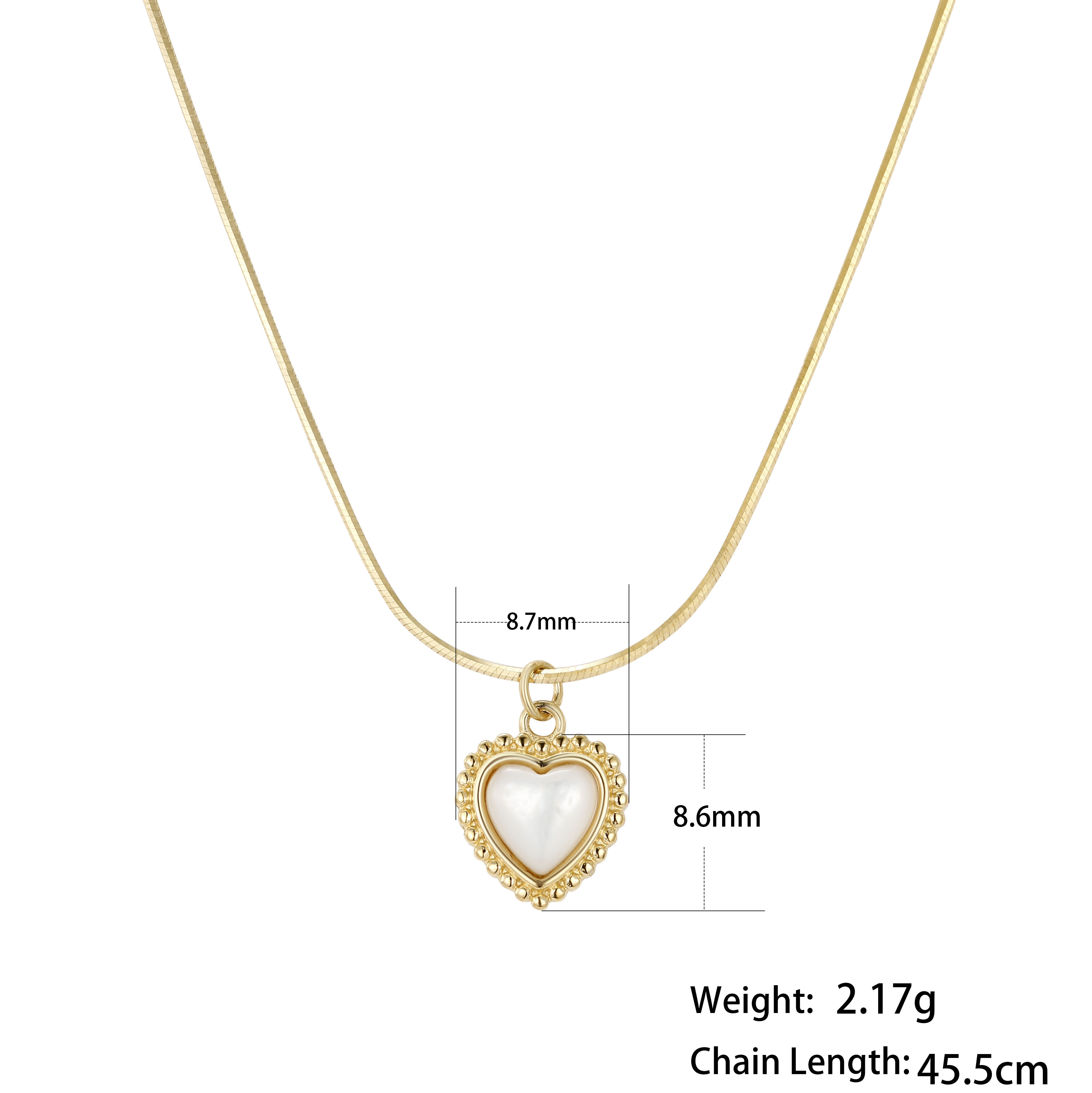 The Nacre Heart Necklace