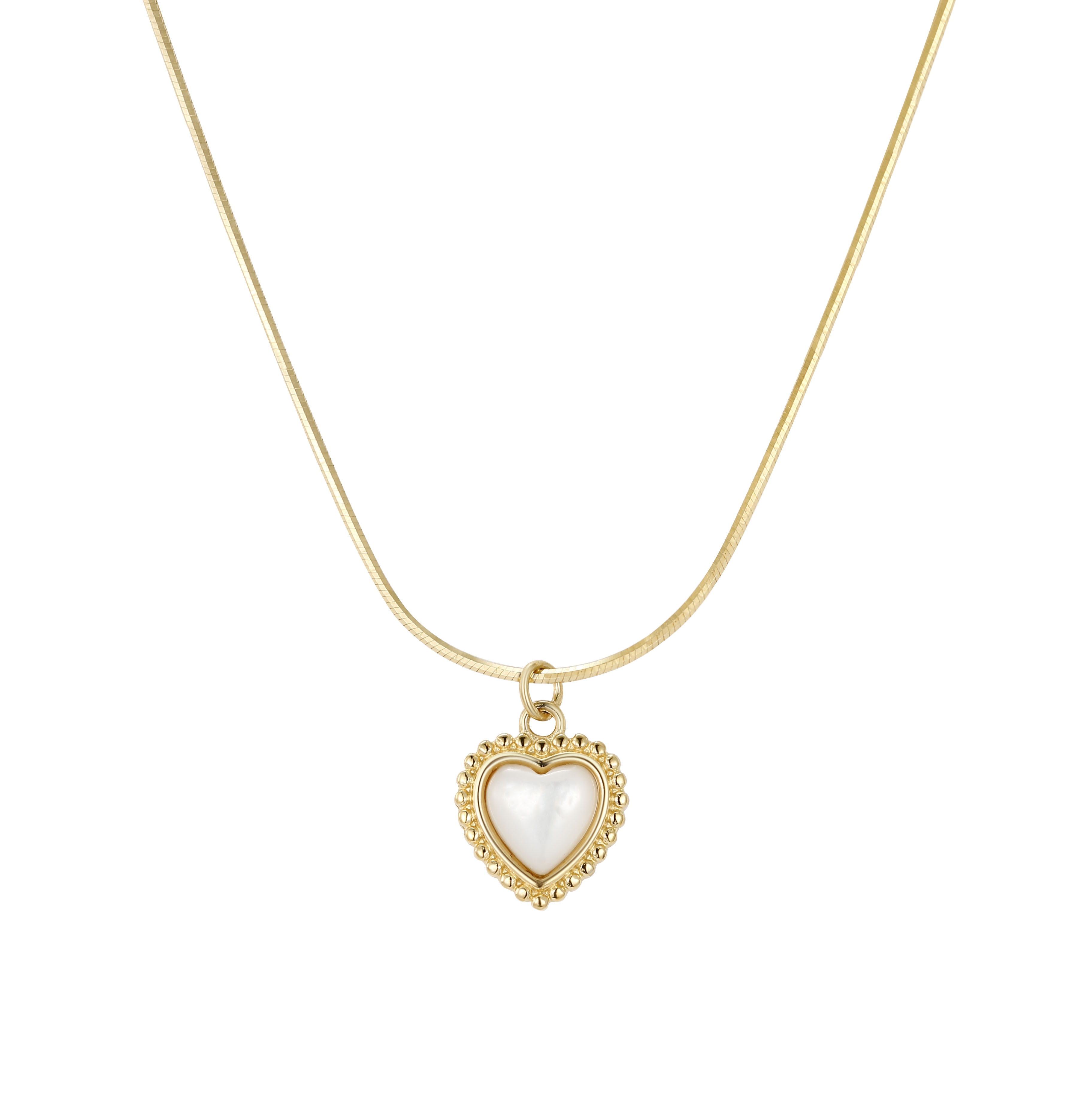 The Nacre Heart Necklace