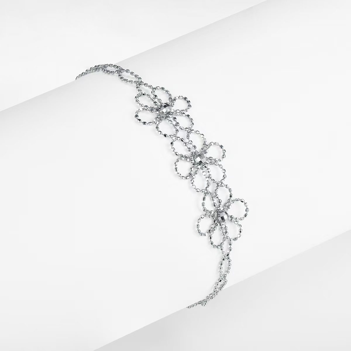 The Floral Lace Bracelet — S925 · 3 Metal Colors | XAX Jewelry