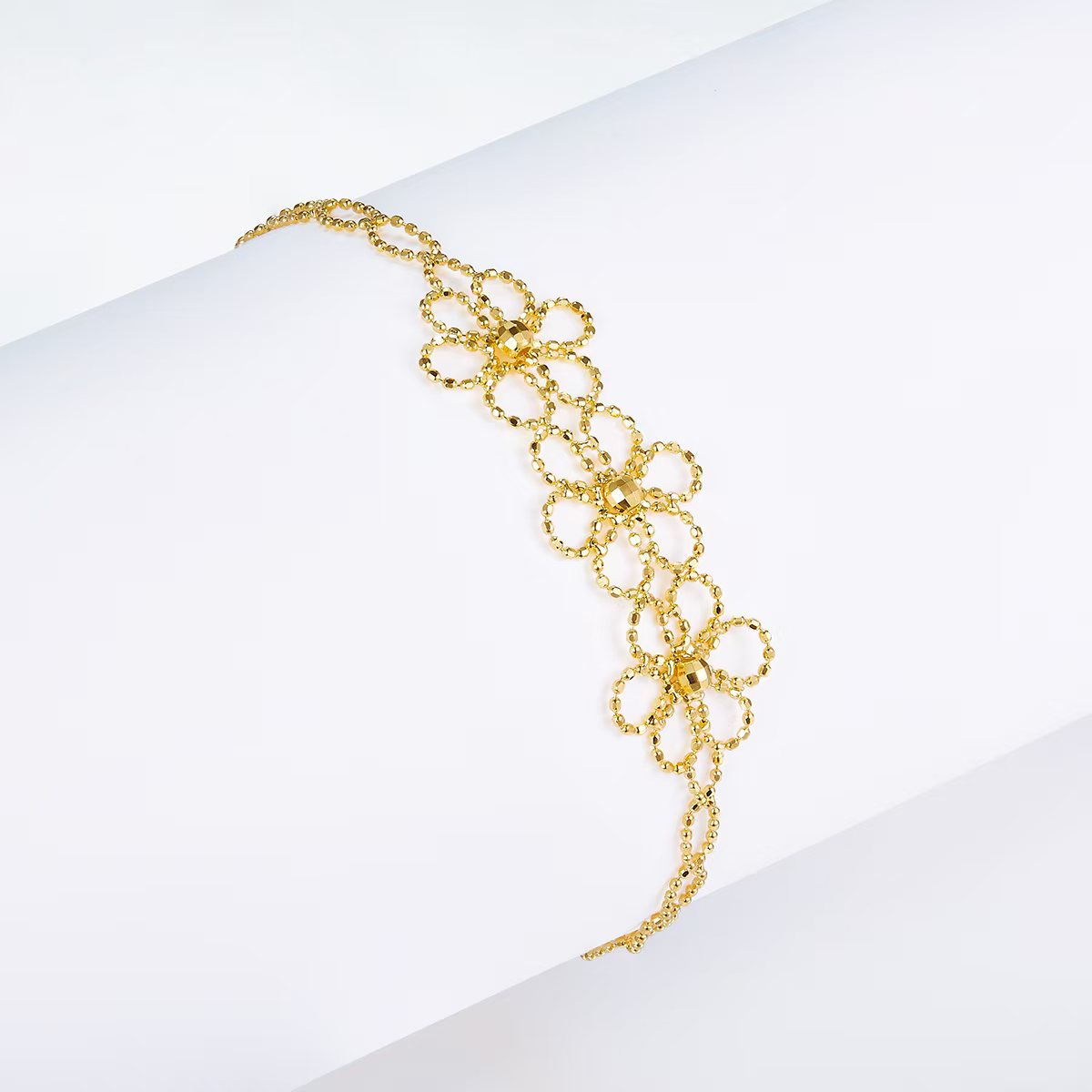 The Floral Lace Bracelet — S925 · 3 Metal Colors | XAX Jewelry