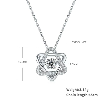 The Hexagram Heart Necklace