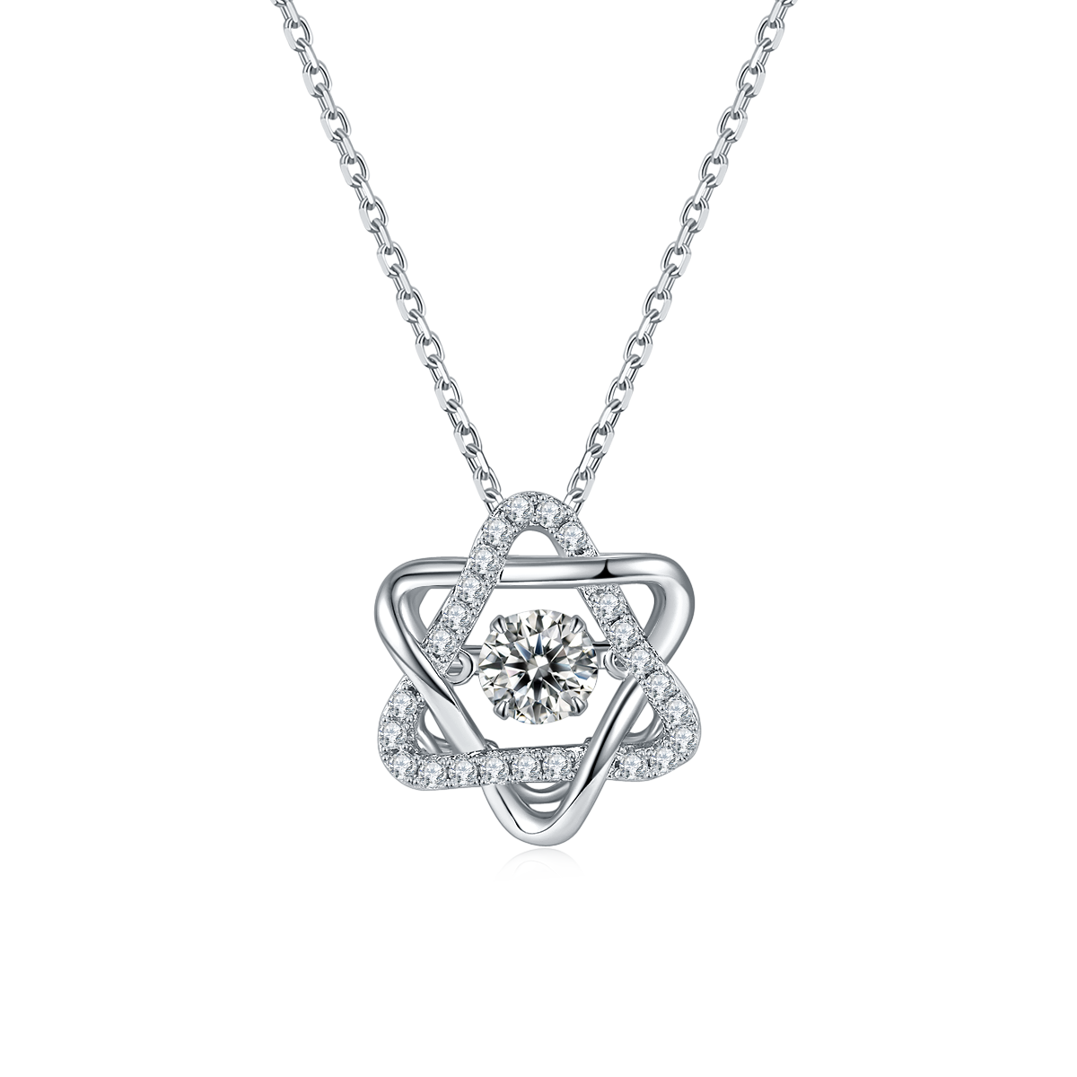 The Hexagram Heart Necklace