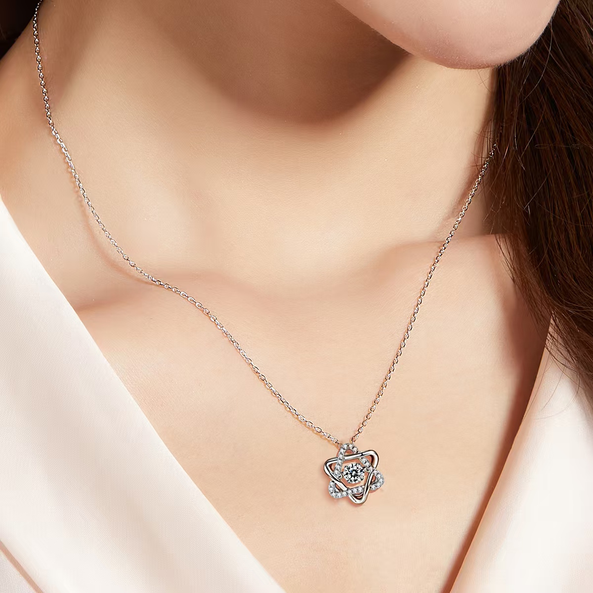 The Hexagram Heart Necklace