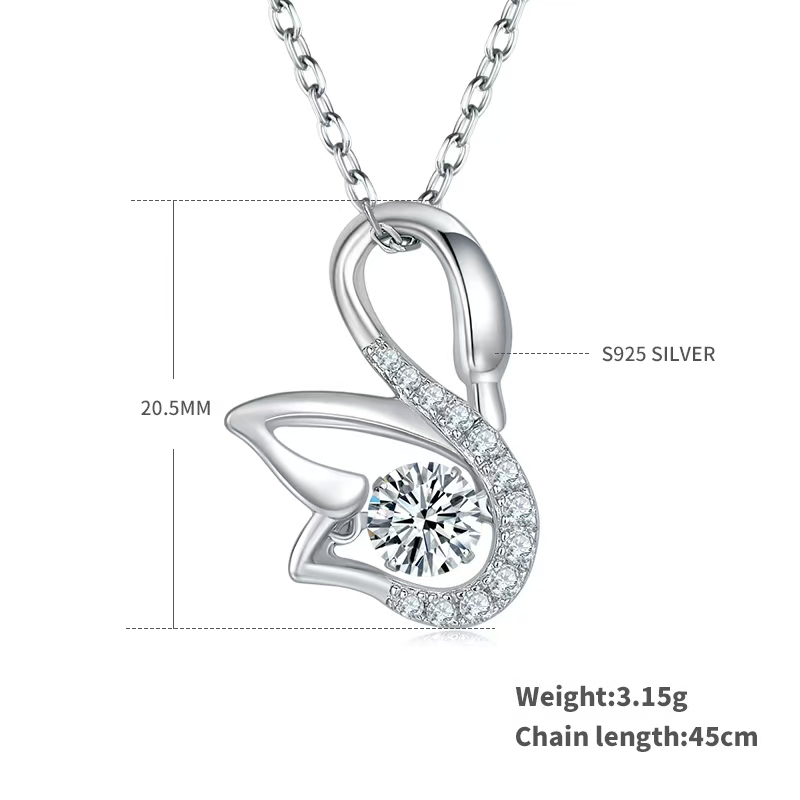 The Graceful Swan Necklace