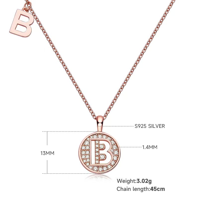 The Initial B Necklace