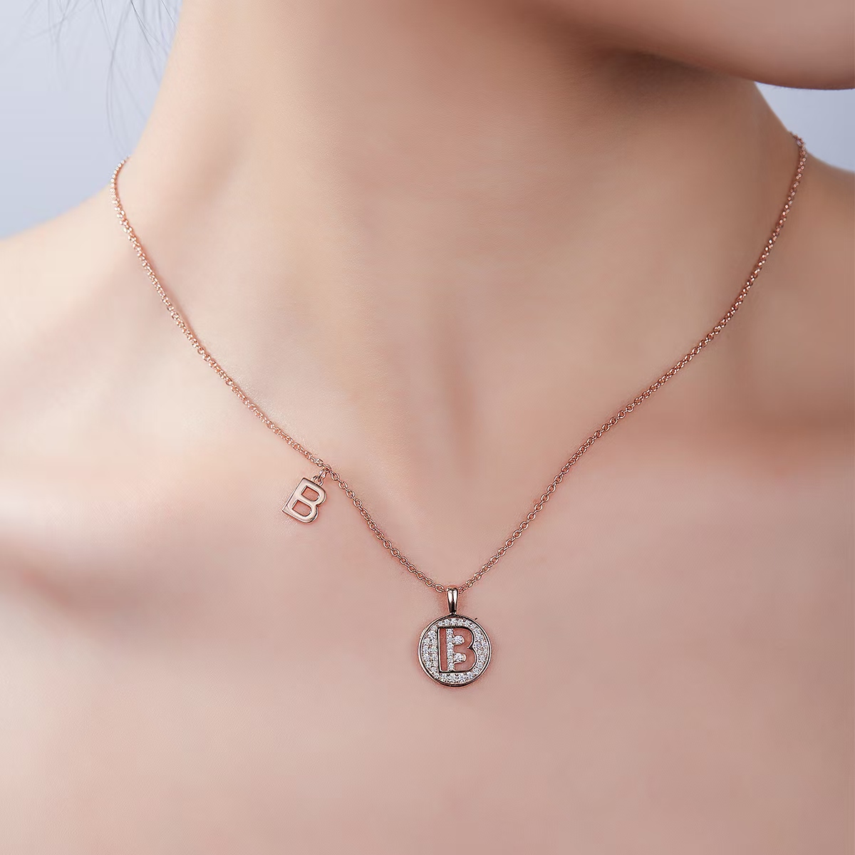 The Initial B Necklace