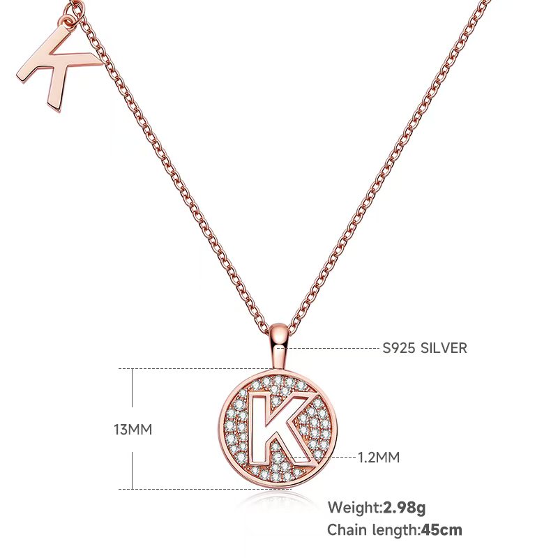 The Initial K Necklace