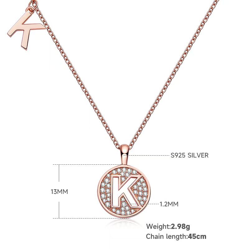 The Initial K Necklace