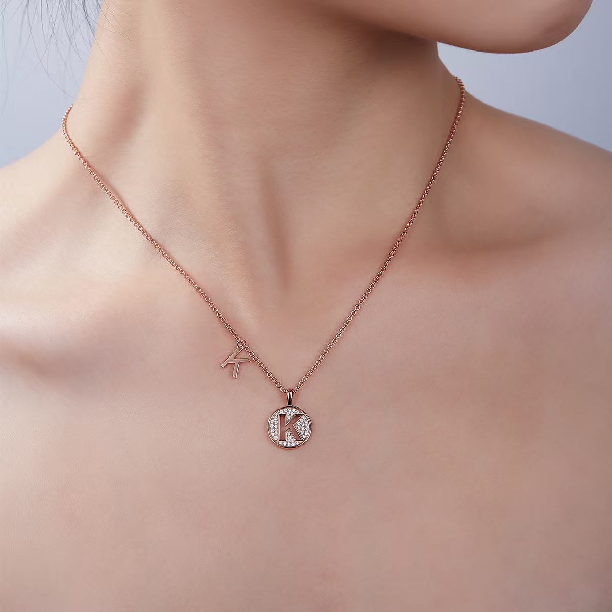 The Initial K Necklace