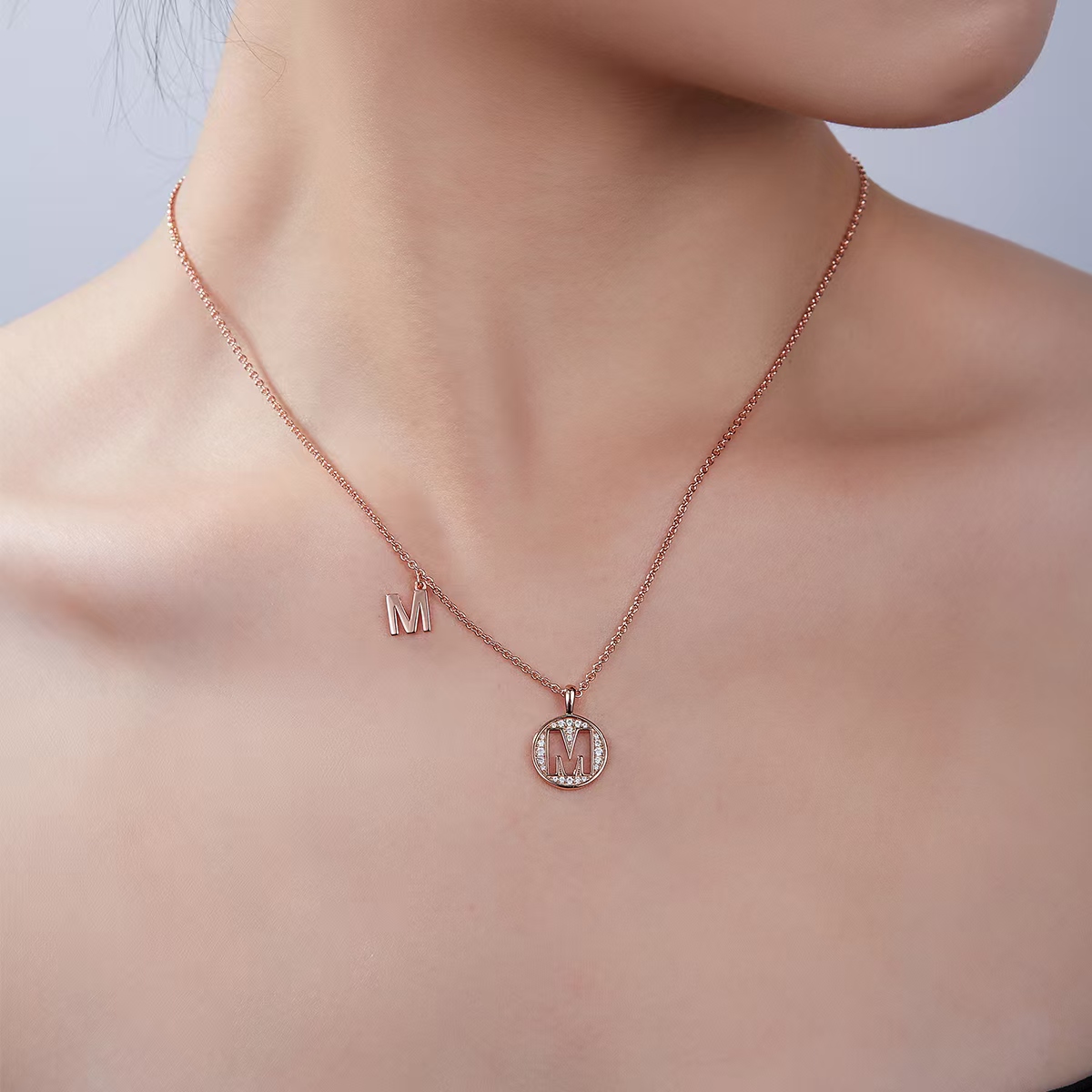 The Initial M Necklace