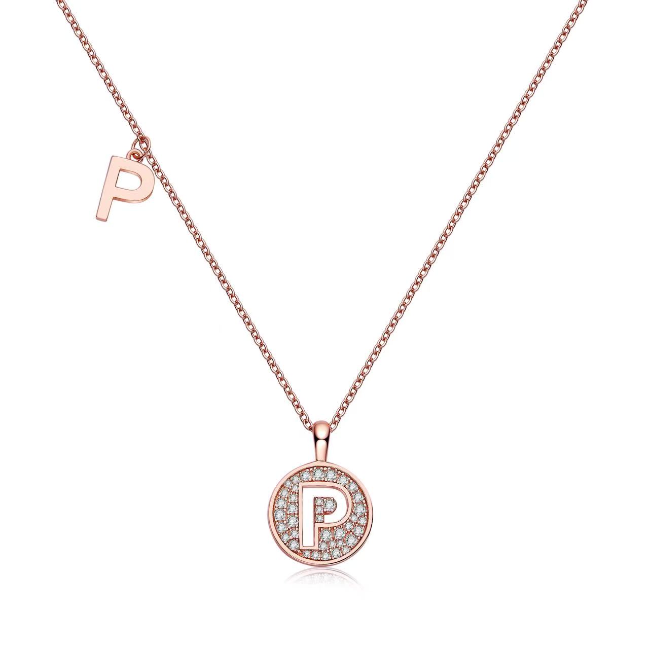 The Initial P Necklace