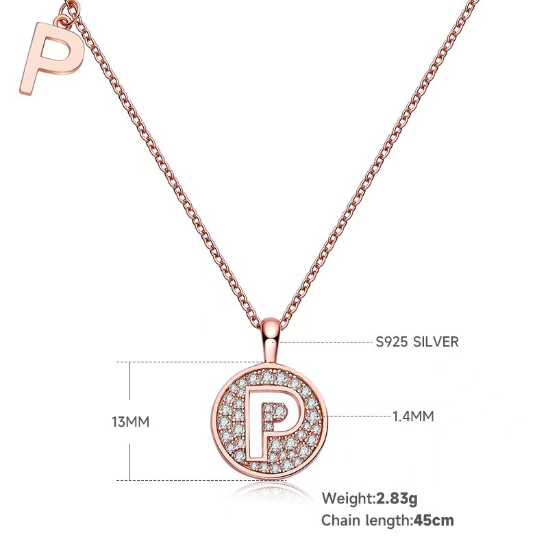 The Initial P Necklace